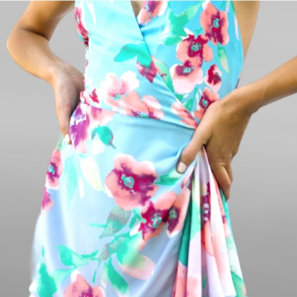 Adelyn Rae Maisey Midi Floral Dress - Picture 4 of 12